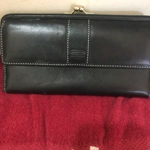 Coach leather wallet Black
